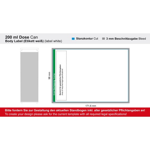 Organic Orange Juice (GER), 200 ml, Body Label