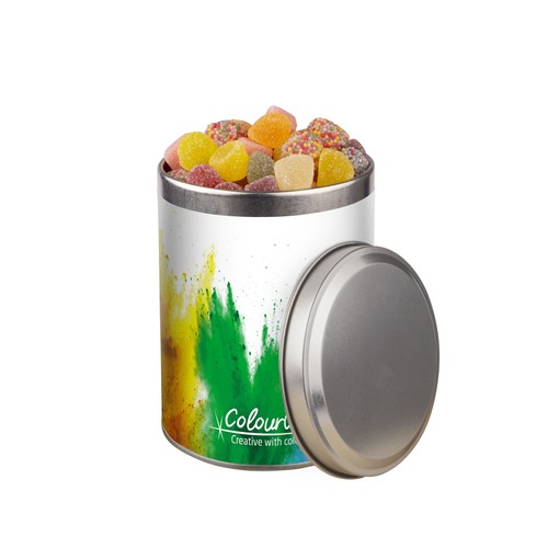 Medium round tin, 0.9 liters