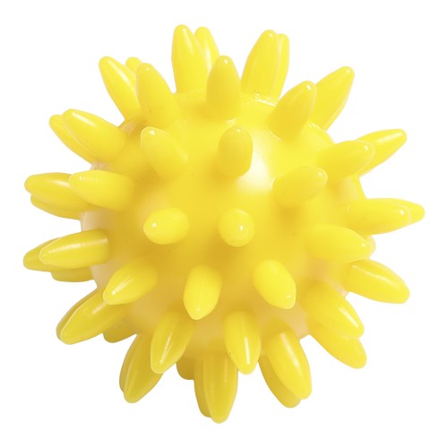 Massagebal / Egelbal, neutraal (55mm, geel), "Made in Germany"