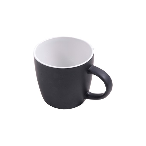Ceramic black mug with interior colored (box) (0.35 L) Ceramic black mug with interior colored (box) (0.35 L)
