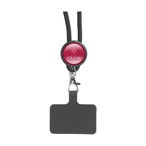 Lace Lanyard GRS RPET 0,5 cm phone keycord Lace Lanyard GRS RPET 0,5 cm phone keycord