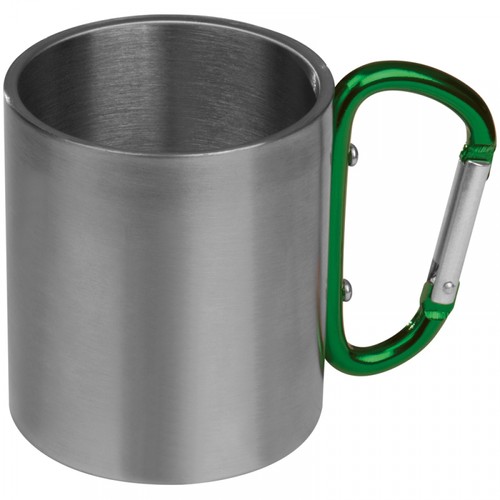 Tasse en métal avec mousqueton 180ml