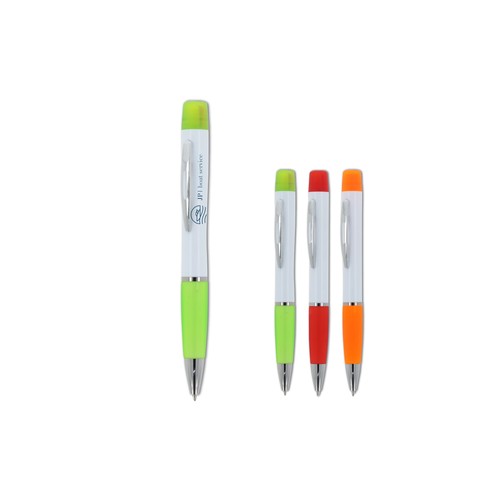 Ball pen Hawaii with tri-colour highlighter Ball pen Hawaii with tri-colour highlighter