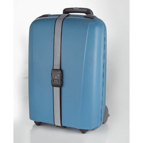 thanxx® Luggage strap "TSATravel" silver