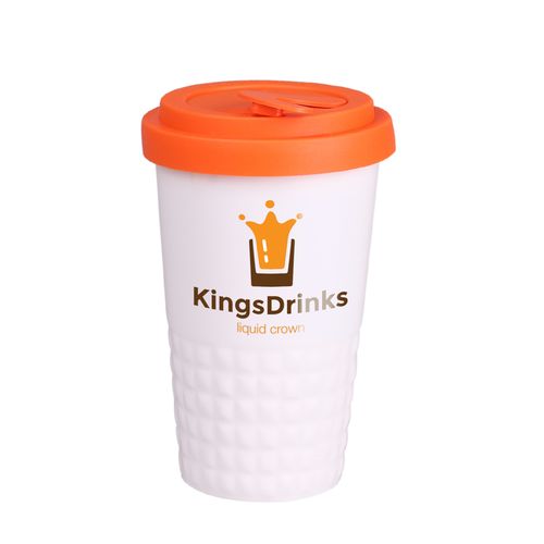 Mug Freedom Excellence Lock 280ml white/orange