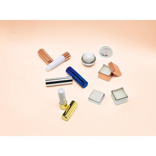 ALBA. Lip balm with ABS round-shaped packaging ALBA. Lip balm with ABS round-shaped packaging