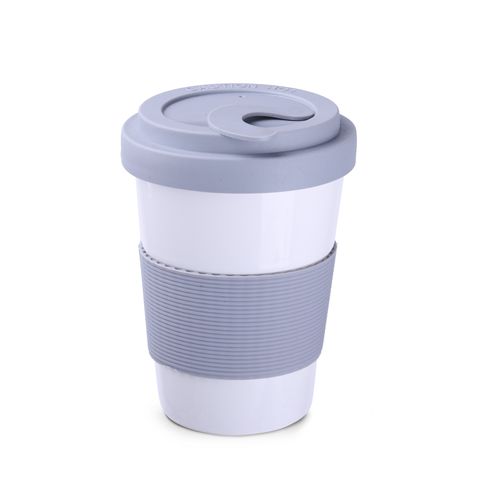 Beker Coffee2go Lock 350ml grijs