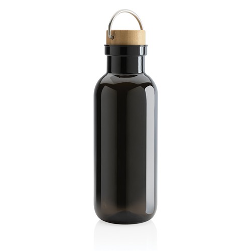 Bouteille 680ml en rPET RCS, couvercle en bambou Bouteille 680ml en rPET RCS, couvercle en bambou