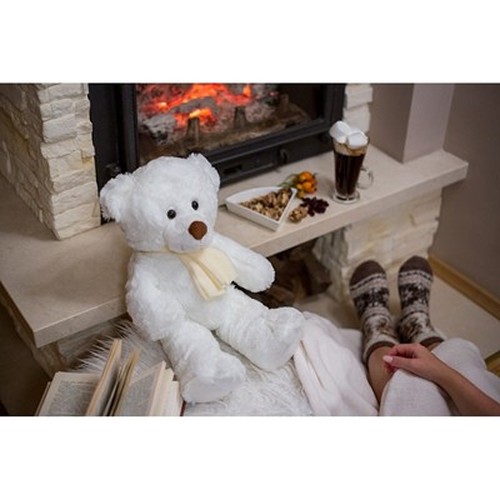 Plush teddy bear | Monty White Plush teddy bear | Monty White