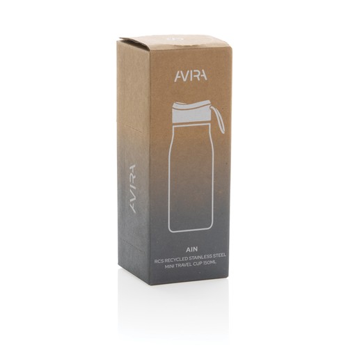 Mini bouteille de voyage 150ml en acier RCS Avira Ain Mini bouteille de voyage 150ml en acier RCS Avira Ain
