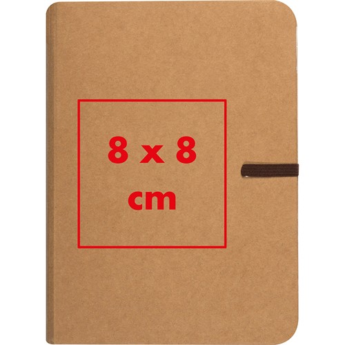 Carnet avec fermeture par bande élastique Carnet avec fermeture par bande élastique