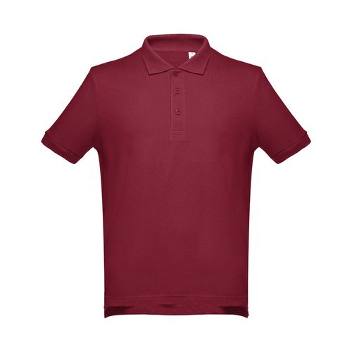 THC ADAM. Polo da uomo in cotone a maniche corte THC ADAM. Polo da uomo in cotone a maniche corte