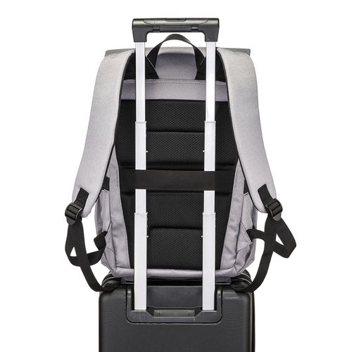 Laptop backpack (15) in recycled 600D jacquard polyester (R-PET inner lining) Laptop backpack (15) in recycled 600D jacquard polyester (R-PET inner lining)