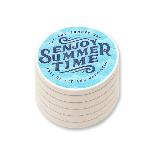 Ceramic Coaster Round sets of 6 Ceramic Coaster Round sets of 6