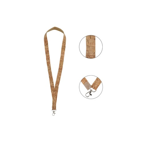 Cork lanyard Cork lanyard