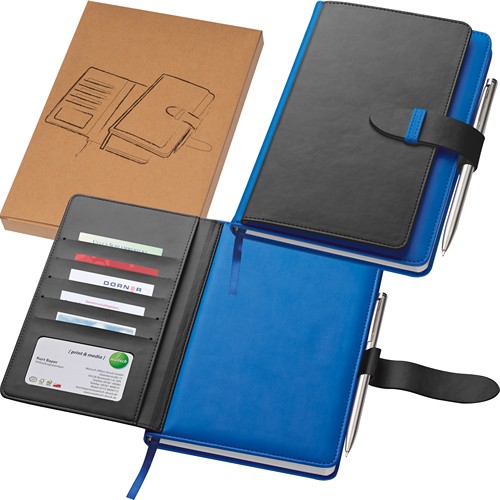 Block notes + portacarte di credito MARTIN