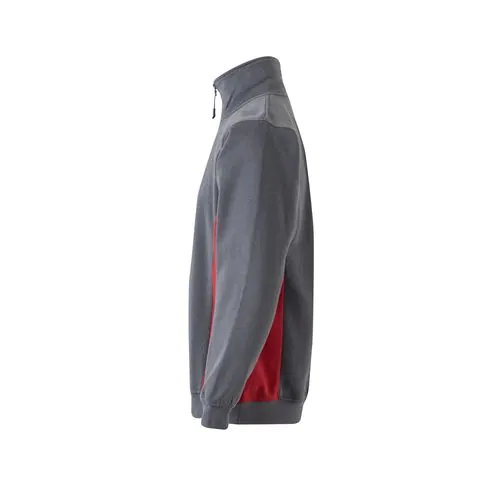 VL SVAROG. Two-tone terry sweatshirt (260g/m²), in polyester (65%) and cotton (35%)