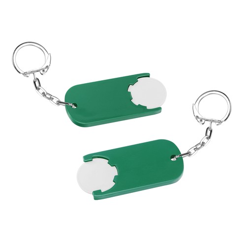 Chiphouder met winkelwagenmuntje 1€ "Alpha" Chiphouder met winkelwagenmuntje 1€ "Alpha"