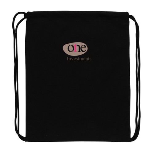 Impact AWARE™ recycled cotton drawstring backpack 145g Impact AWARE™ recycled cotton drawstring backpack 145g