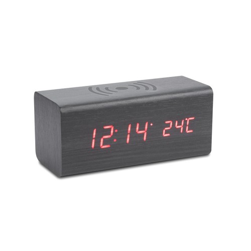 Desk clock with wireless charger CORNELL