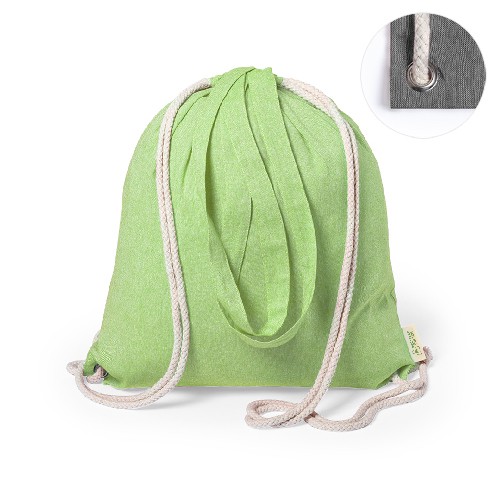 Shopping bag/drawstring backpack 140 g/m2 Noir Shopping bag/drawstring backpack 140 g/m2 Noir