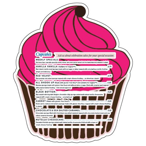 Set de table de forme personnalisée - Stratifié Set de table de forme personnalisée - Stratifié