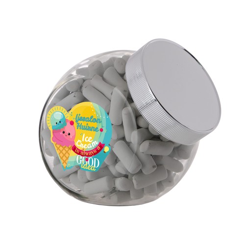 Medium glass jar 0,9 liter Medium glass jar 0,9 liter