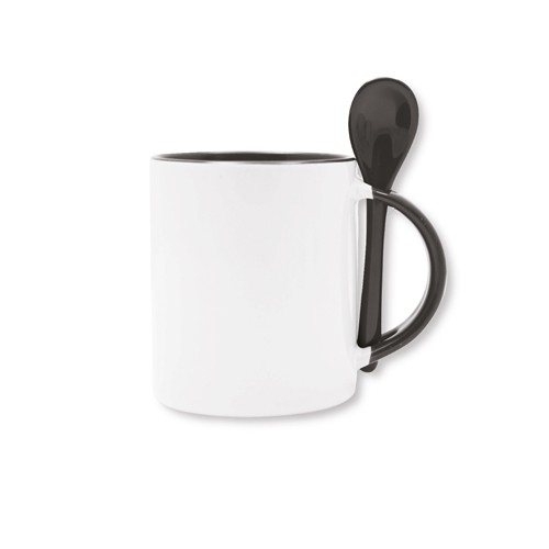 Mug with spoon, 320ml Penza Mug with spoon, 320ml Penza