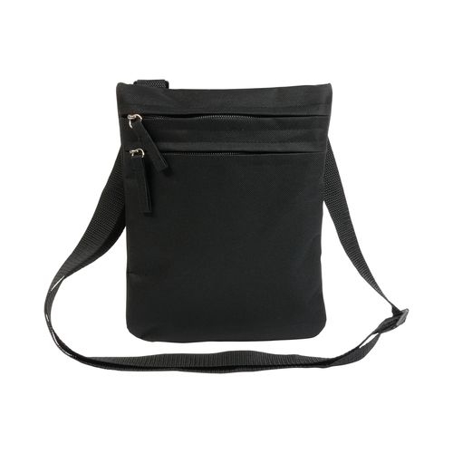 600D polyester 2-pocket man bag with adjustable shoulder strap