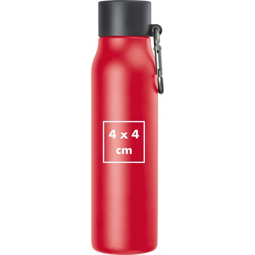 Drinking bottle with carabiner, 600ml Drinking bottle with carabiner, 600ml