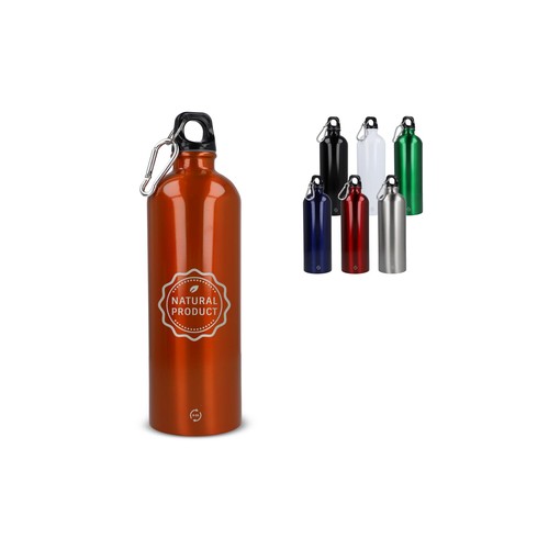 R-SS enkelwandige fles met karabijnhaak 750ml