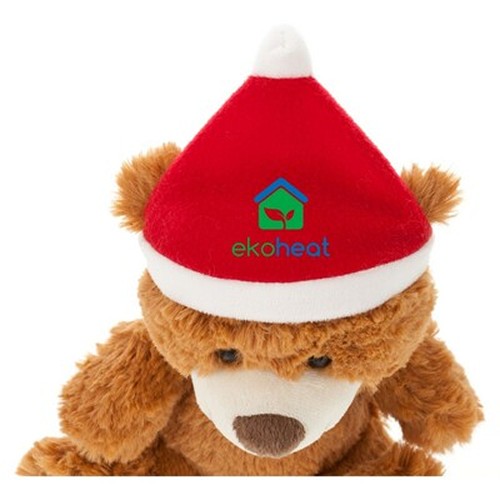 Teddybär mit Weihnachtsmann-Kleidung | Santi