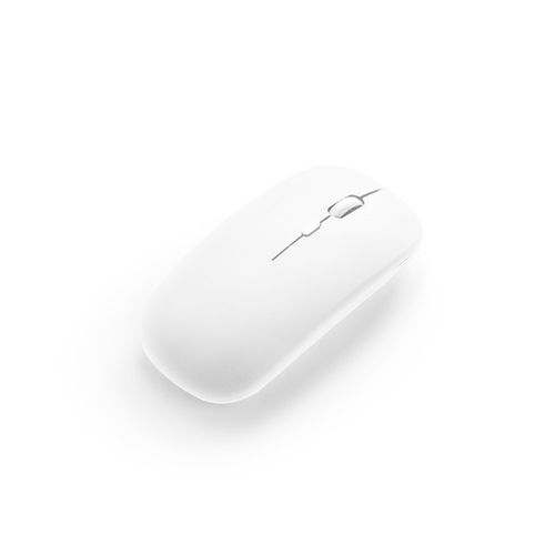 KHAN. Wireless mouse with 500mAh battery in recycled ABS (100% rABS)
