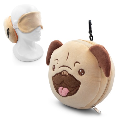 Chien en peluche, oreiller de voyage, masque pour les yeux | Atta Chien en peluche, oreiller de voyage, masque pour les yeux | Atta