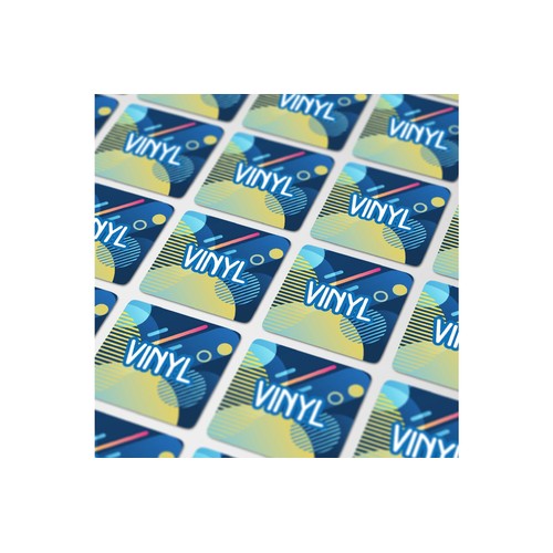 Vinyl Sticker Kwadratowy 20x20mm Vinyl Sticker Kwadratowy 20x20mm