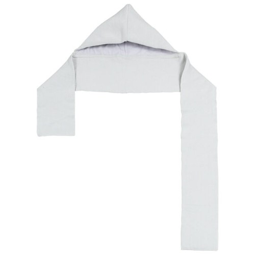 Hooded scarf - recycled knitted