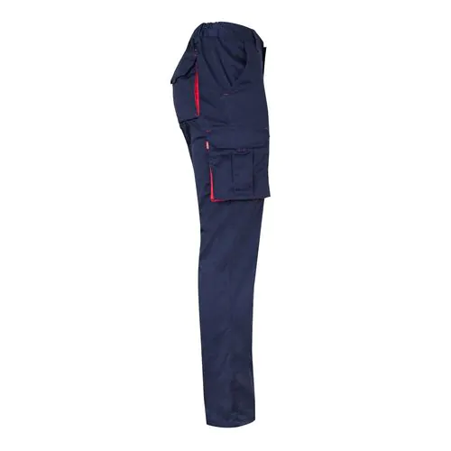 VL FIDES. Two-tone, multi-pocket stretch trousers (240g/m²), in cotton (46%), EME (38%) and polyester (16%) VL FIDES. Two-tone, multi-pocket stretch trousers (240g/m²), in cotton (46%), EME (38%) and polyester (16%)