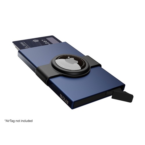 Custodia per carta di credito RFID con supporto per AirTag