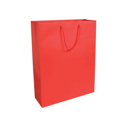 Bolsa de papel laminado mate 35x26x11 cm Bolsa de papel laminado mate 35x26x11 cm