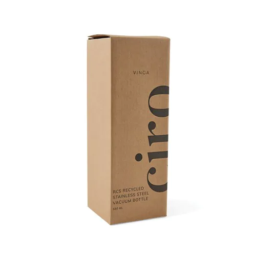 Bottiglia termica VINGA Ciro in rAcciaio RCS 580ml Bottiglia termica VINGA Ciro in rAcciaio RCS 580ml