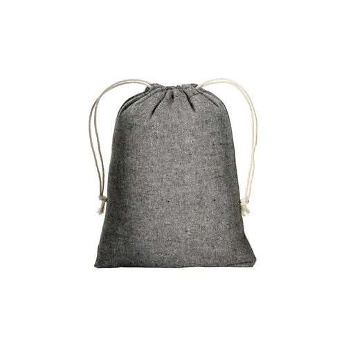 Pochon cadeau en coton recyclé 150 g/m2, 15 x 20 cm Pochon cadeau en coton recyclé 150 g/m2, 15 x 20 cm