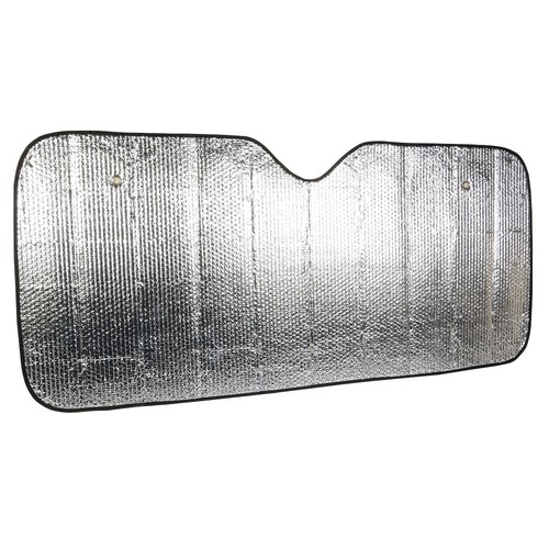 2-sucker car windshield sun shade with bubble wrap and aluminium sheet on two sides 2-sucker car windshield sun shade with bubble wrap and aluminium sheet on two sides