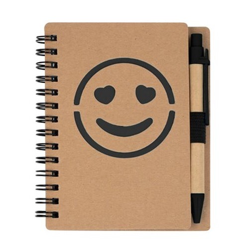 Notebook approx. B7 "smiling face" with ball pen | Dylan Notebook approx. B7 "smiling face" with ball pen | Dylan