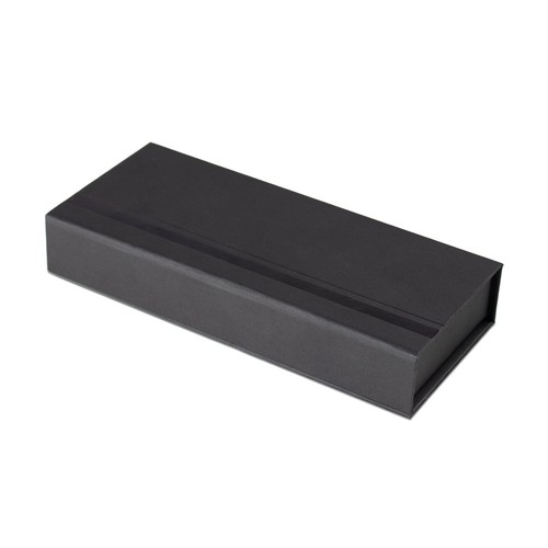 KINGSLEY. Ensemble composé d'un stylo à bille et d'un stylo roller en aluminium, avec encre bleue Dokumental