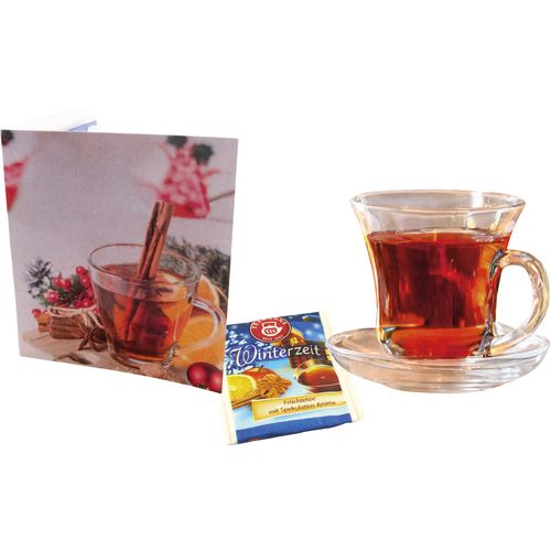 Folded Card Christmas Tea