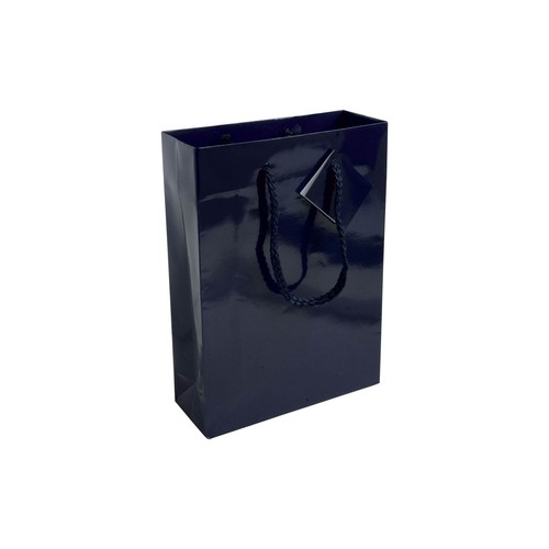 157 g/m2 laminated paper shopping bag with gusset and bottom reinforcement, string handles 157 g/m2 laminated paper shopping bag with gusset and bottom reinforcement, string handles