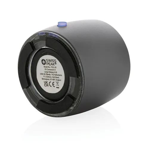 Enceinte 3W aluminium recyclé RCS Swiss peak Enceinte 3W aluminium recyclé RCS Swiss peak