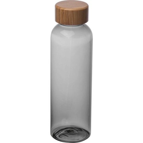 Gourde en PET avec couvercle en bambou, 500ml Gourde en PET avec couvercle en bambou, 500ml