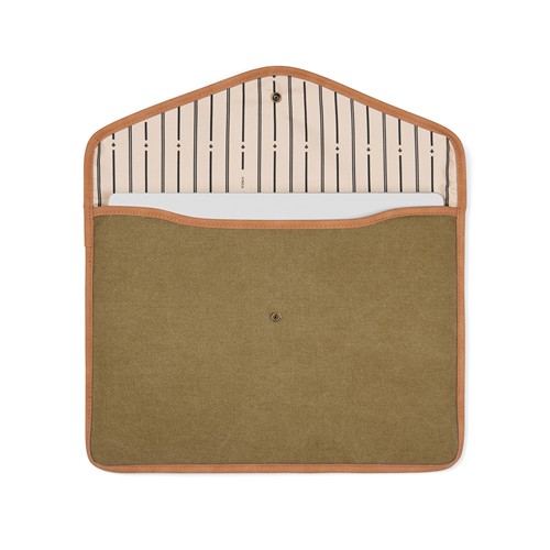 VINGA Bosler GRS recycled canvas 16" laptop sleeve VINGA Bosler GRS recycled canvas 16" laptop sleeve