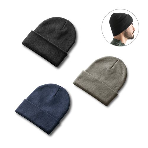 CARL. Gorro unisex de doble capa de poliéster reciclado (100% rPET) CARL. Gorro unisex de doble capa de poliéster reciclado (100% rPET)
